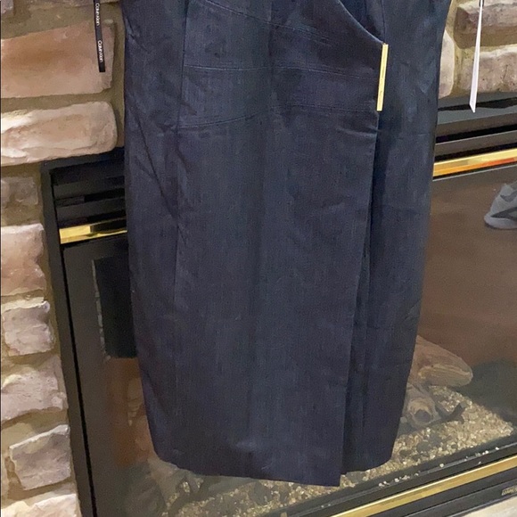 💕 Calvin Klein blue wrap dress nwt $175 💕 - Picture 5 of 12